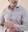 R2 Chemise Impression Multicolore Model / Voorkant