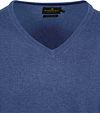 Kaszmrowy sweter z dekoltem w serek w kolorze kobaltowym Product / Detail