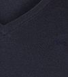Sweter McGregor z domieszką wełny merino, dekolt V, granatowy Product / Detail