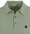 No Excess Knitted Poloshirt Groen Product / Detail
