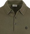 No Excess Knitted Poloshirt Olijfgroen Product / Detail