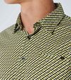 No Excess Overhemd Print Groen Model / Detail