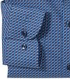 OLYMP Overhemd Level 5 Print Mid Blauw  Product / Detail