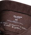 OLYMP Skjorte Level 5 24/Seven Melange Brun Product / Detail
