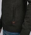 Petrol Vest Elim Donkergroen Model / Detail
