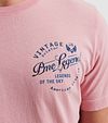 PME Legend T-Shirt Logo Artwork Pink Model / Detail