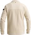 PME Legend Cardigan Mixed Textures Ecru Product / Achterkant