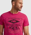 PME Legend Jersey T-Shirt Logo Roze Model / Detail