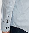 PME Legend Leinen Blend Hemd Hellblau Model / Detail