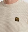 Maglione PME Legend Mouliné Ecru Model / Detail