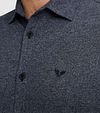PME Legend Overhemd Melange Blauw Model / Detail