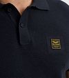 PME Legend Stickad Polo Mörkblå Model / Detail
