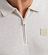 PME Legend Halvzip-polotröja Interlock, Ecru Model / Detail