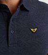 PME Legend Poloshirt Jacquard Jersey Navy Model / Detail