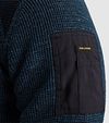 PME Legend Sweater Rib Melange Blau Model / Detail