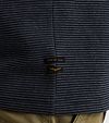 PME Legend T-Shirt Textured Stripe Navy Model / Detail