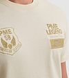 PME Legend T-Shirt Waffle Ecru Model / Detail