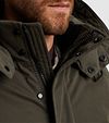 PME Legend Tupular parka i olivengrøn Model / Detail