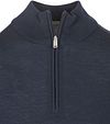Profuomo Half Zip Pullover Merinowol Navy Product / Detail