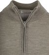 Profuomo Pullover Half Zip Laine Merino Vert Product / Detail