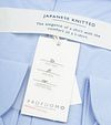 Profuomo Japanese Knitted Shirt Light Blue Product / Detail