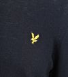 Pullover Lyle & Scott in merino con mezza zip blu navy Product / Detail