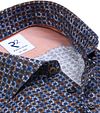 Camisa R2 estampada azul marino Product / Detail