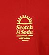 Sweatshirt Scotch and Soda con stampa rosso Product / Detail