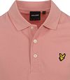 Lyle and Scott Polo Plain Roze Product / Detail