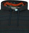 Scotch and Soda Hoodie z kontrastem w kolorze ciemnozielonym Product / Detail