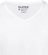 Slater 2-pack Basic Fit T-shirt V-hals Vit Product / Detail