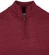 State Of Art Half Zip Wol Mix Bordeaux Rood Product / Detail