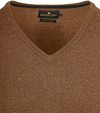 Steppin' Out sweter z bawełny i kaszmiru z dekoltem w serek, camel Product / Detail