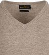 Steppin' Out sweter z dekoltem w serek z wełny merino jasnobrązowy Product / Detail