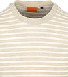 Suitable T-Shirt Isaac Stripe Piqué Pebble Product / Detail