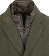Suitable Coat Wol Twill Donkergroen Product / Detail