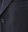 Suitable frakke i uldtwill, marineblå Product / Detail