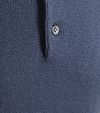 Suitable Heavy Knitted Polo Raw Bleu Denim Product / Detail