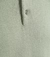 Suitable Heavy Knitted Polo Raw Vert Clair Product / Detail