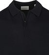Suitable Knitted Half Zip Polo Navy Product / Detail