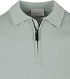 Suitable Stickad Half Zip Polo Dusty Grey Product / Detail
