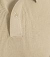 Suitable Respect Polo Structure Knit beżowy Product / Detail