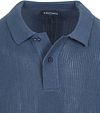 Suitable Respect Polo Structure Knit Blauw Product / Detail