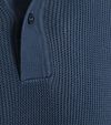 Suitable Respect Polo Structure Knit Niebieski Product / Detail