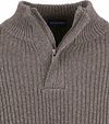 Suitable Mou Half Zip sweter w kolorze taupe Product / Detail