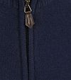 Suitable Half Zip Trui Lamswol Navy Product / Detail