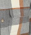Suitable Overshirt August Wool Blend Grijs Product / Detail