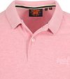 Superdry Poloshirt Classique Melange Rose Product / Detail