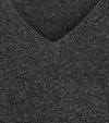 Steppin' Out Women Pullover V-Neck Merino Wool Anthracite Product / Detail