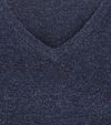 Steppin' Out Women Pullover V-Neck Merino Wool Navy Product / Detail
